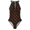Paisley Power Mesh Insert One Piece