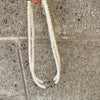 Mother of Pearl & Navajo Finished Pearl Layering Choker-16.5