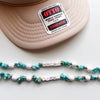 Turquoise Rock Howdy Trucker Hat Chain