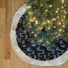 Black Brands Christmas Tree Skirt- Full Size