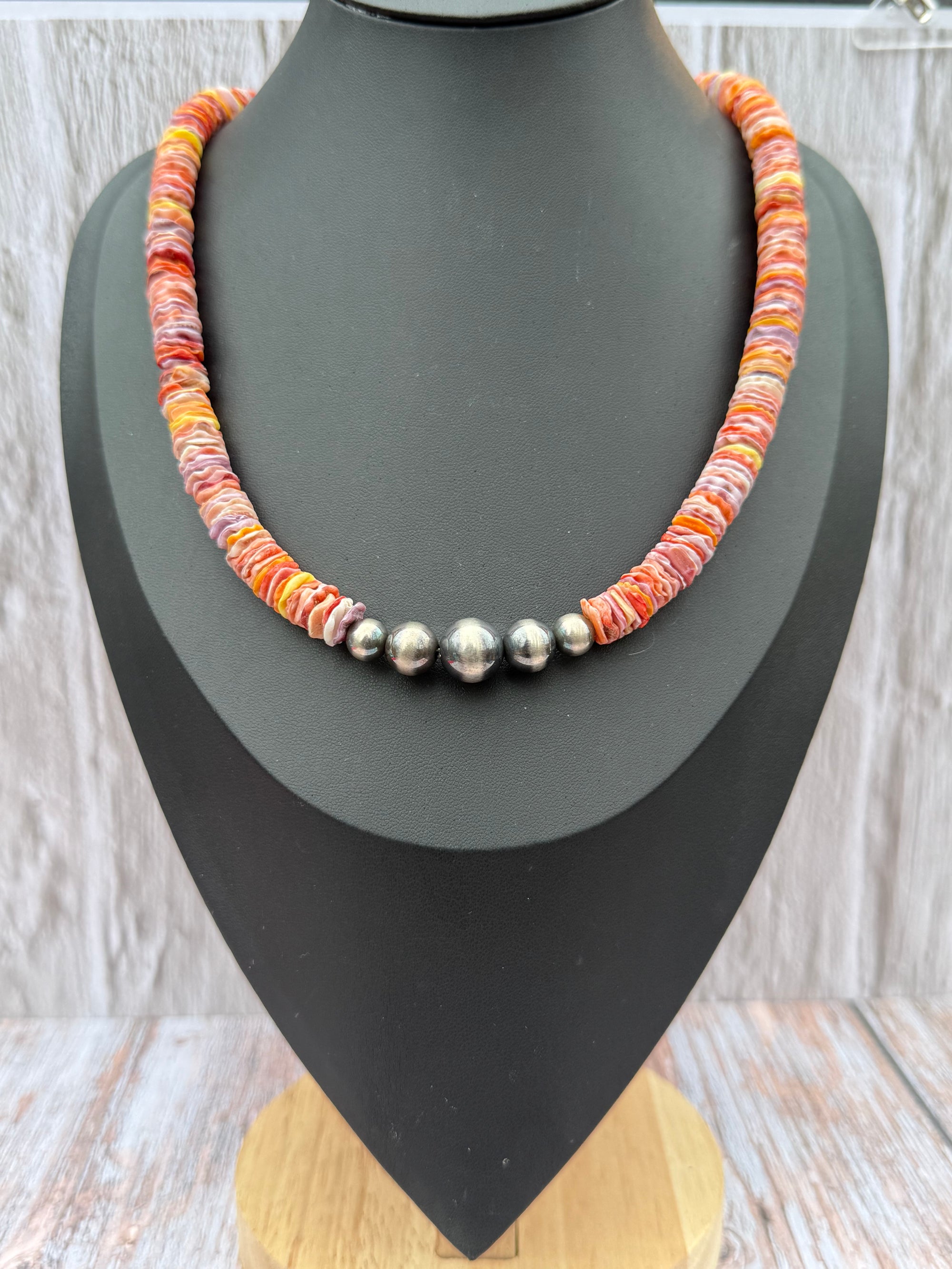 Purple Spiny and Huge Genuine Navajos Necklace