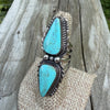 2-Stone Kingman Heavy Crawler Ring - Size 7
By G. Boyd