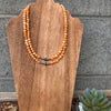 Terracotta Freshwater Pearl & Navajo Finished Pearl Choker
