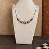 18" XL Golden Hills Statement Pearl Bar Necklace