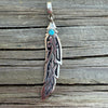 Kingman & Sterling Feather Pendant- Singer