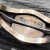 Vintage Marcella James Gold Inlay Cuff