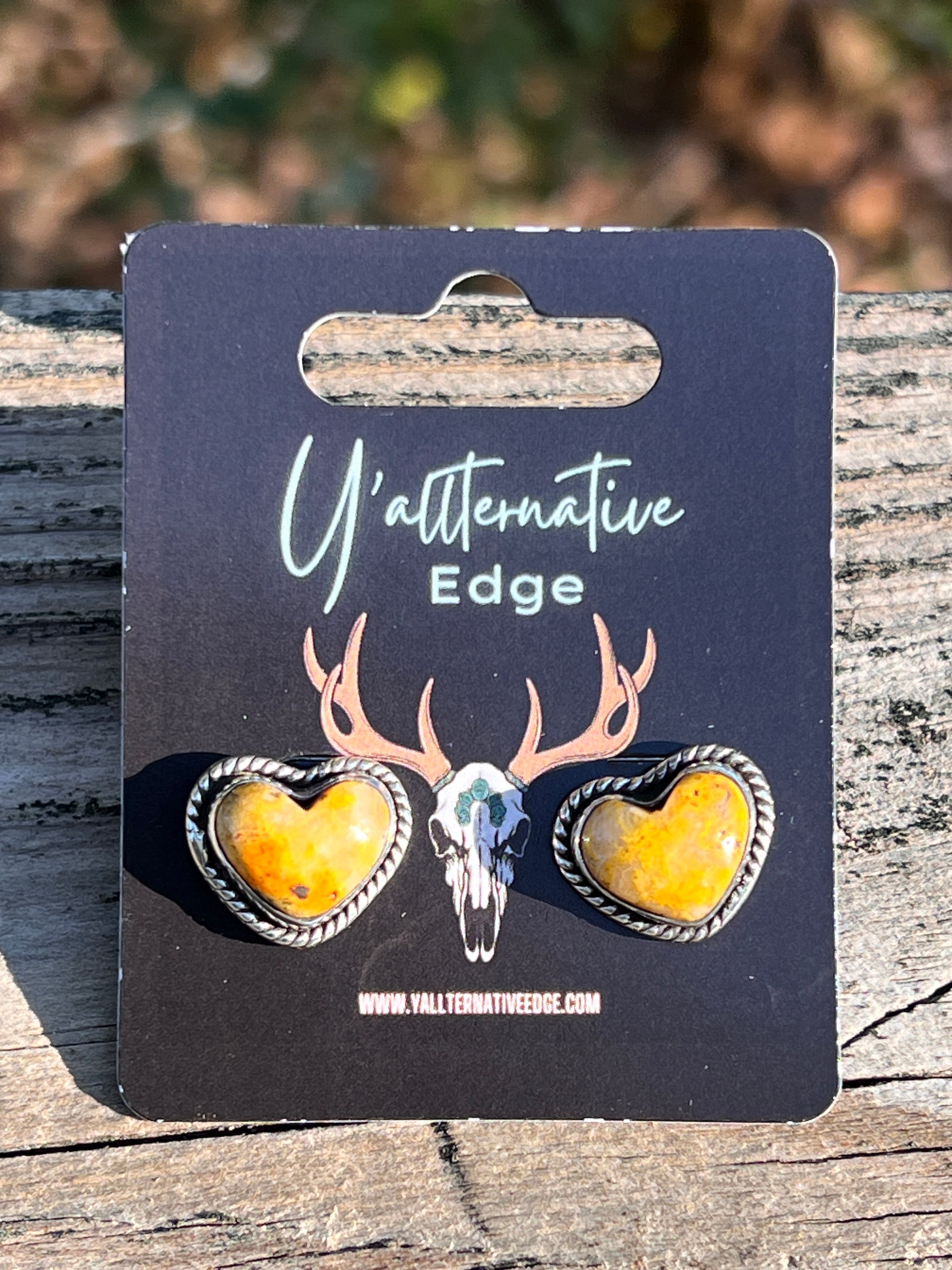 BumbleBee Heart Studs