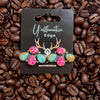 Pink Fire Opal And Mine 8 Quarter Clusters