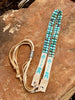 Turquoise & Arrow Hatband: Whiskey Bronze