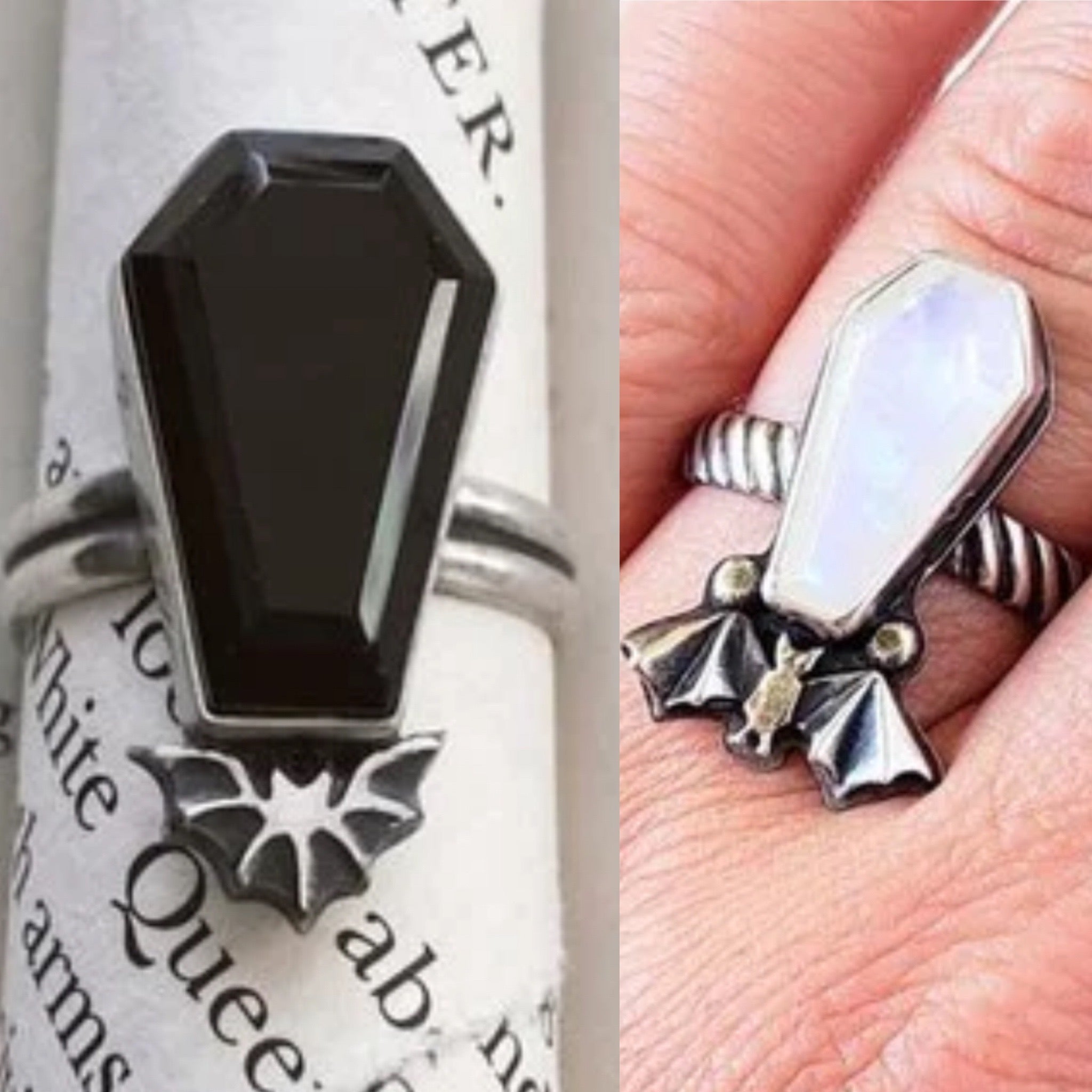 Moonstone Coffin Ring-9