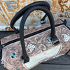 The Queen Tooled Leather Large Speedy Bag