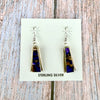 Purple Mohave Inlay Dangle Earrings-Steve Francisco 1"
