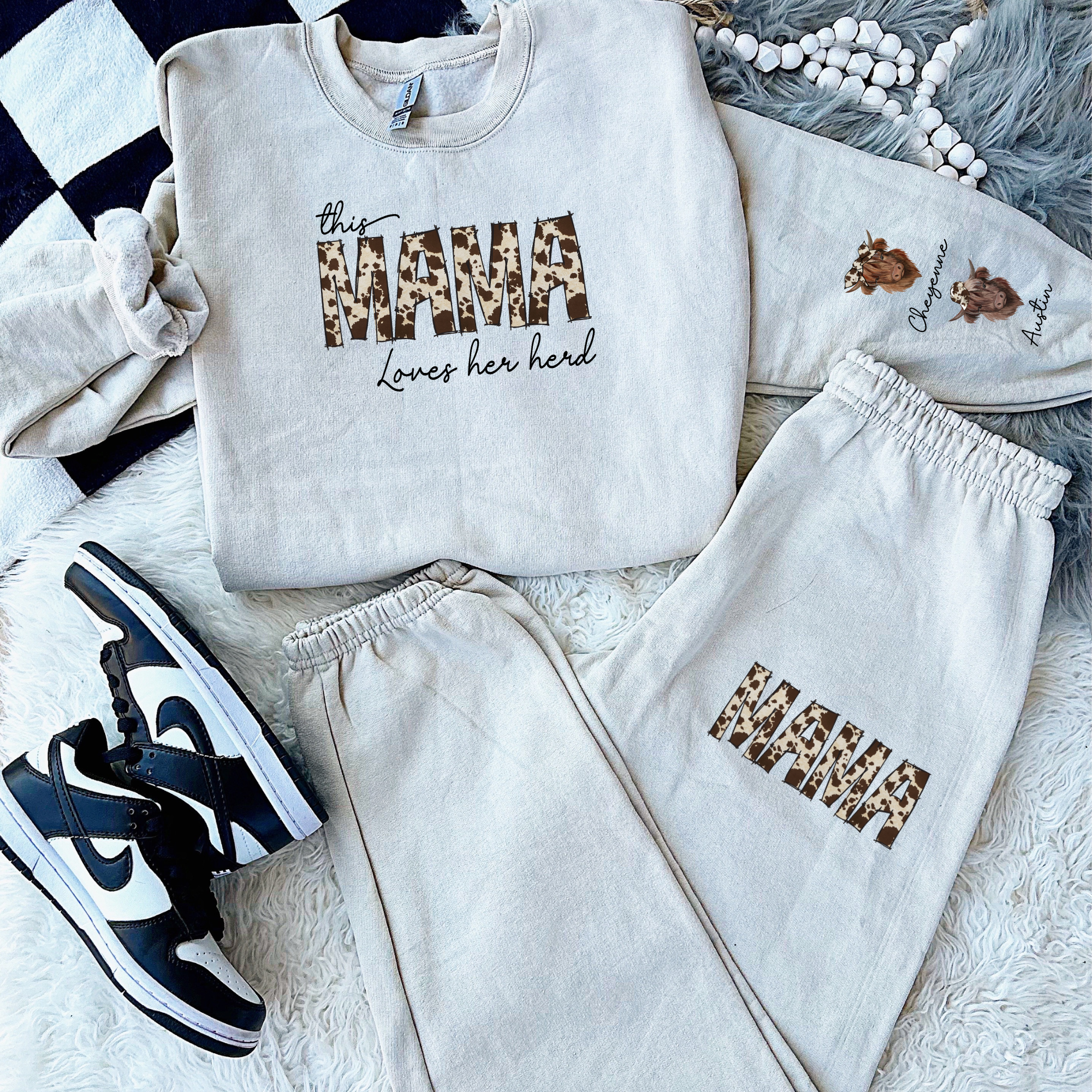 Custom Loungewear Set- Beige