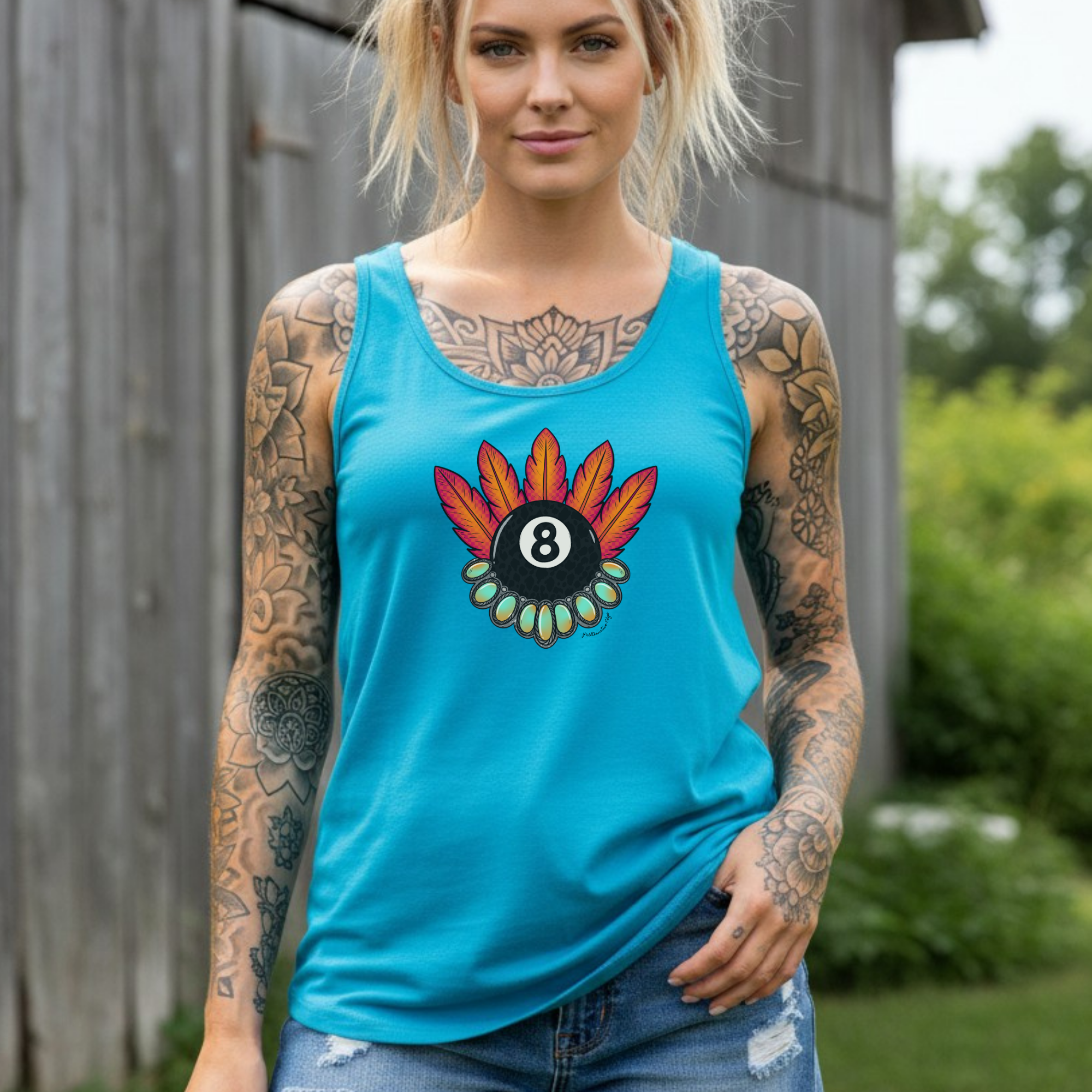 Crazy 8’s Tank or Racerback