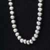 Sterling Silver Handmade Navajo Pearl Necklace- 14" 6mm Round Pearls by Bryannen Halwood