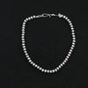 Sterling Silver Handmade Navajo Pearl Necklace- 14" 6mm Round Pearls by Bryannen Halwood