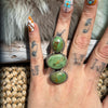 Sonoran Gold Adjustable 3 Stone Statement Ring- Boyd Joseph Ashley
