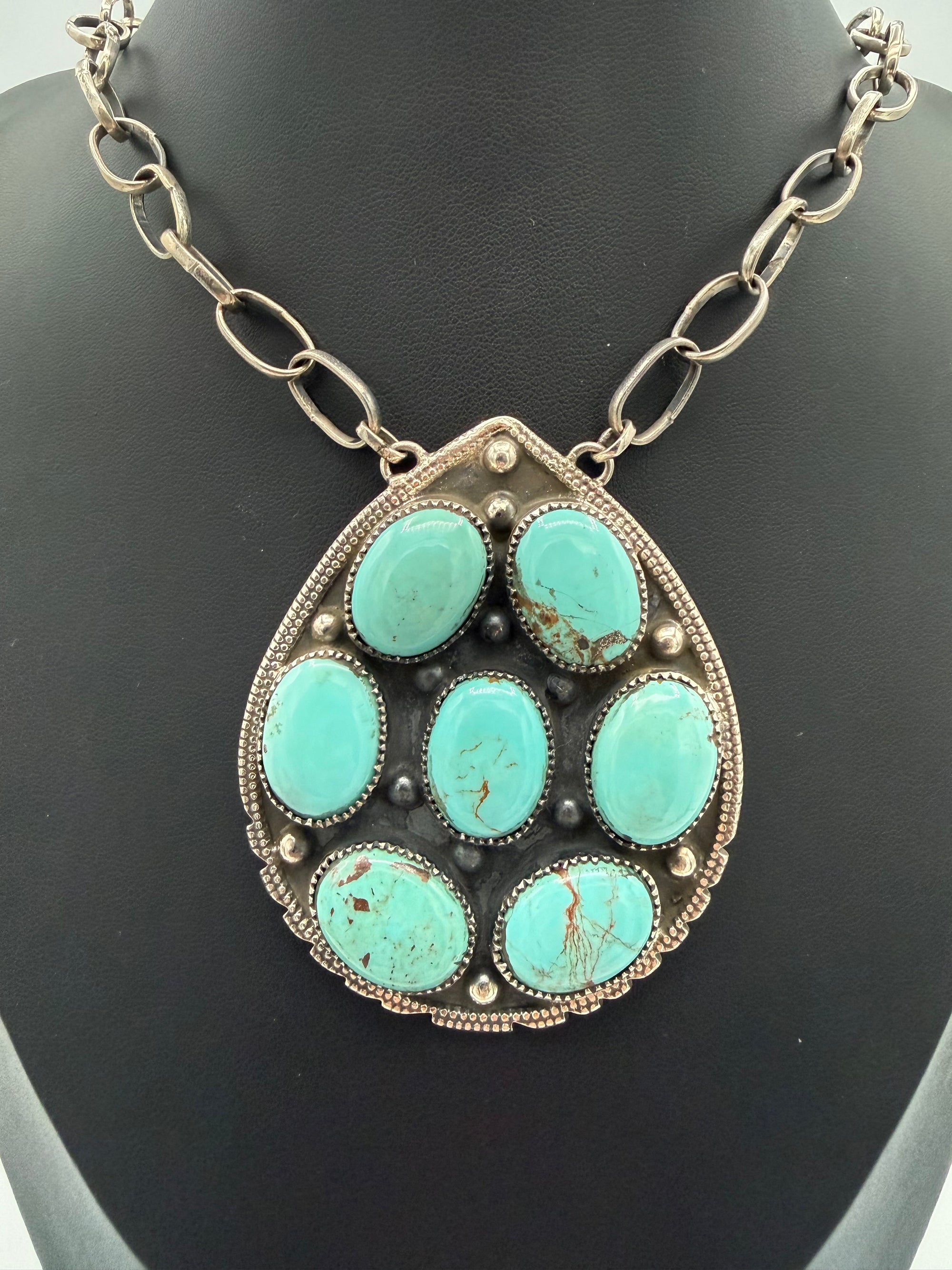 Massive Royston Teardrop Necklace