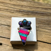 ⚡ Sterling Opal Adjustable Lightning Bolt Rings ⚡