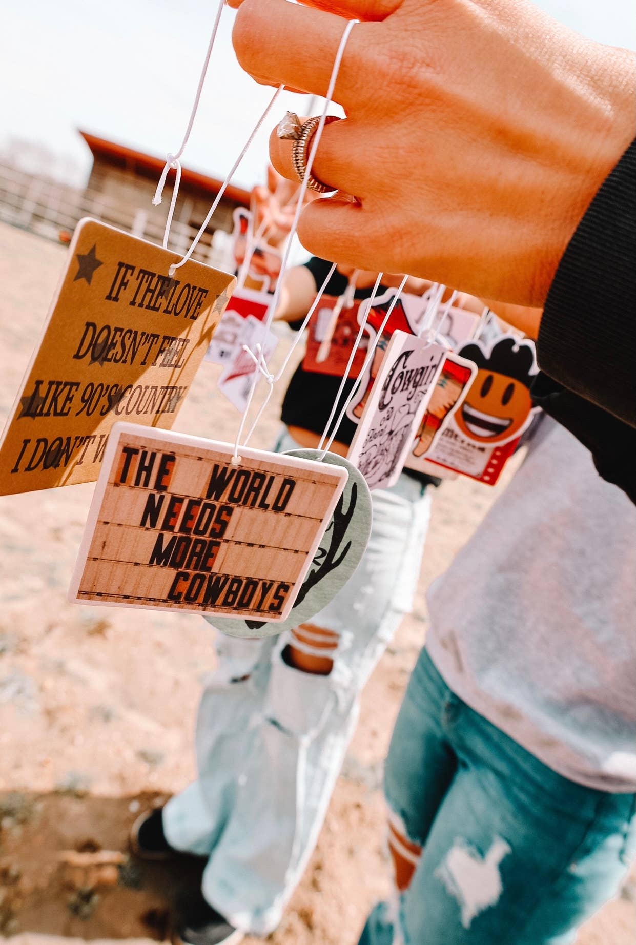 The World Needs More Cowboys Air Freshener