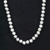 Sterling Silver Handmade Navajo Pearl Necklace- 16" 5mm Round Pearls by Bryannen Halwood