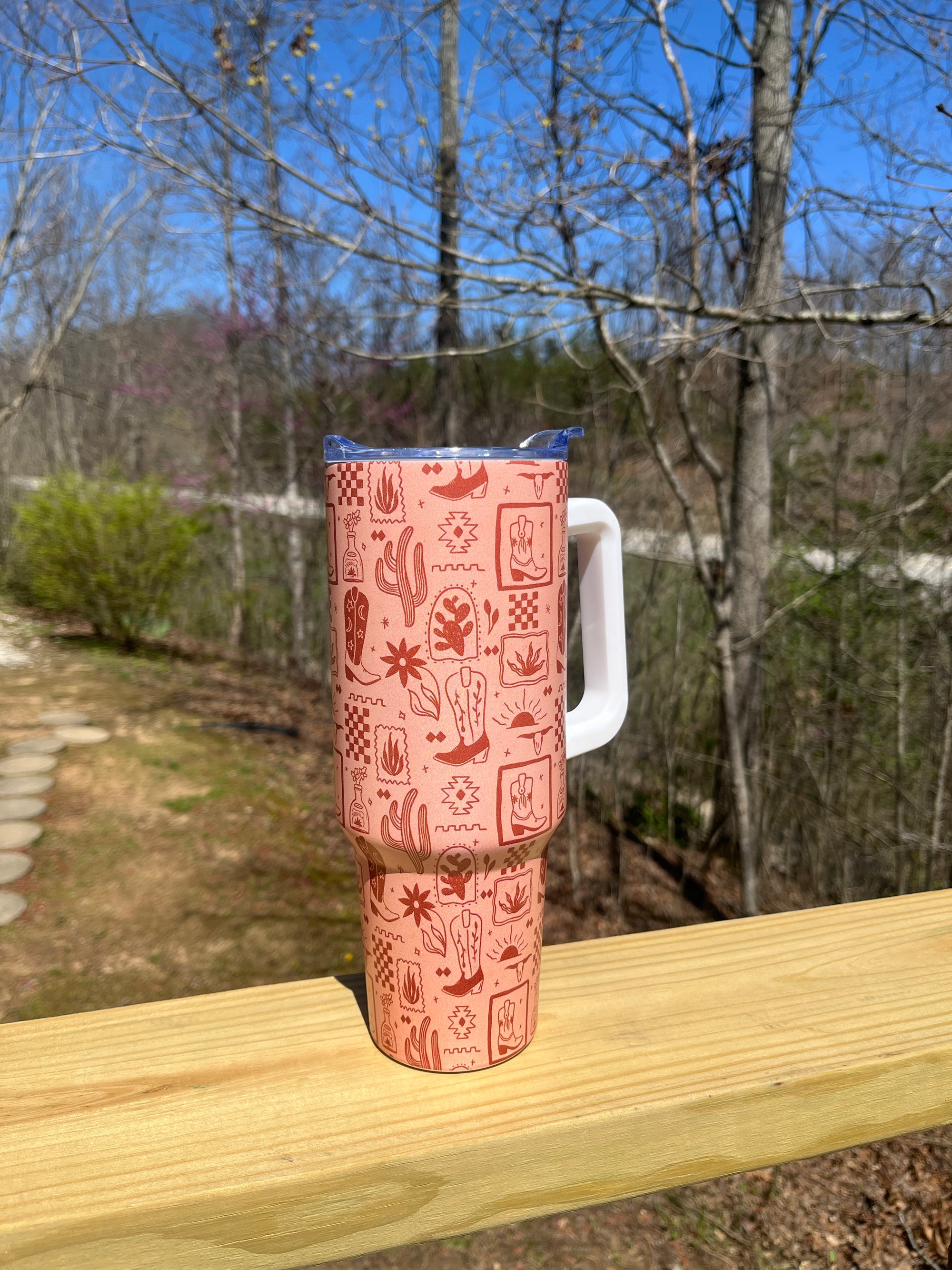 Boho Western Aztec 40oz Tumbler