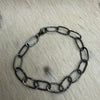 Handmade Oxidized Sterling Twist Chain Bracelet