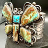 **COLLECTION PIECE**Massive Butterfly Cuff – by Juan Guerrero for Chimney Butte• Over 145 GRAMS •