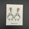 Orange Spiny Oyster Sterling Drop Earrings – by Verley Betone