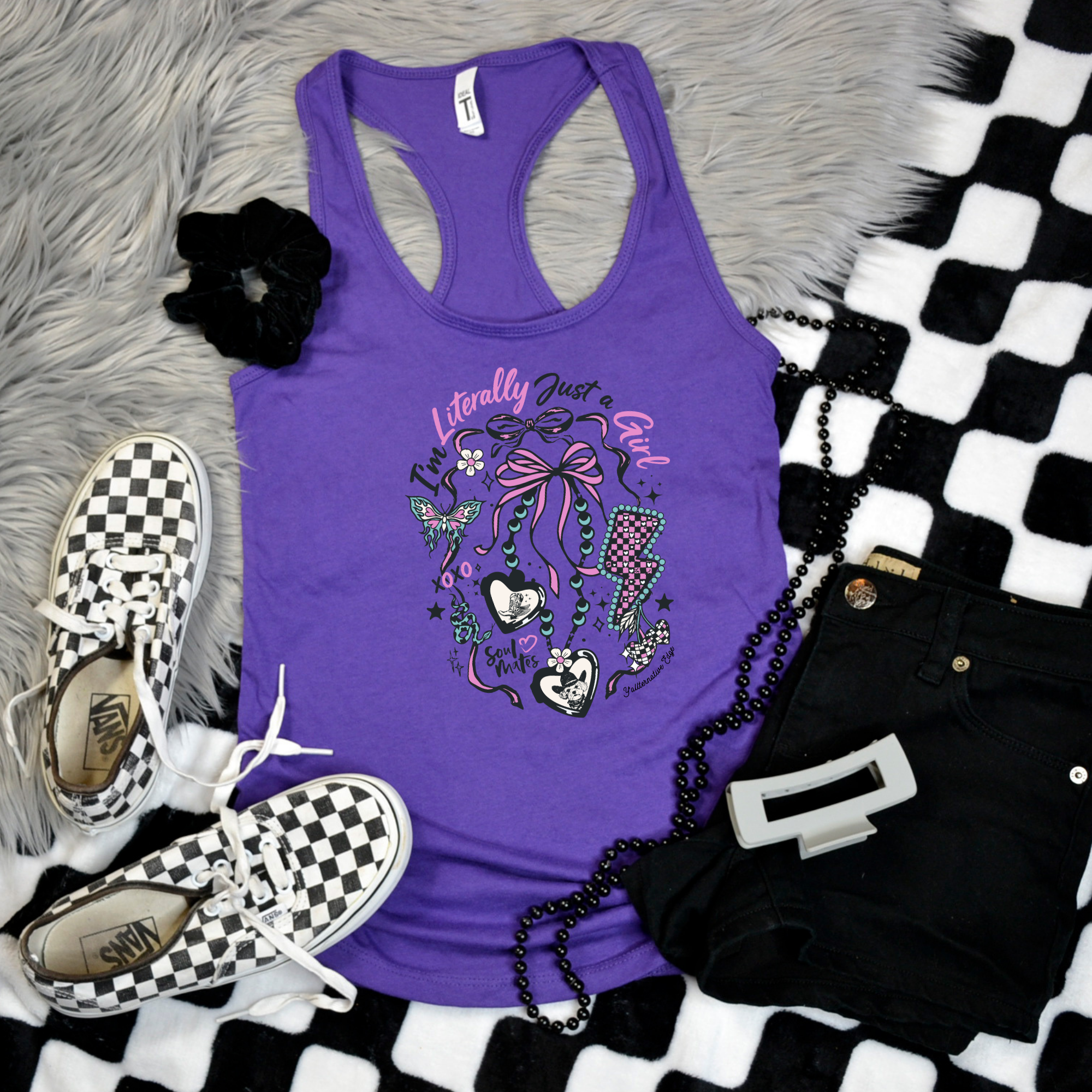 Just a Girl Racerback