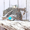 Bucking Cowboy Bucking Pendant (Your choice of stone)