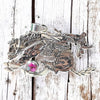 Bucking Cowboy Bucking Pendant (Your choice of stone)