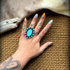 Kingman XL Cluster Ring- Size 7