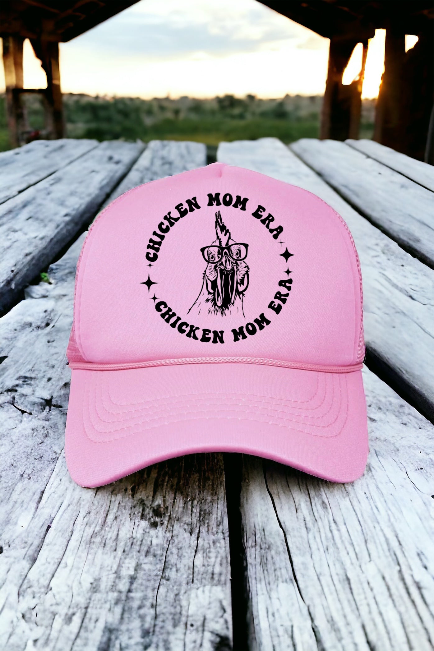 Chicken Mom Trucker Hat