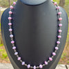 Pink Opal and Desert Pearls Necklace