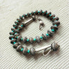James McCabe Mercury Dime & Turquoise Statement Necklace