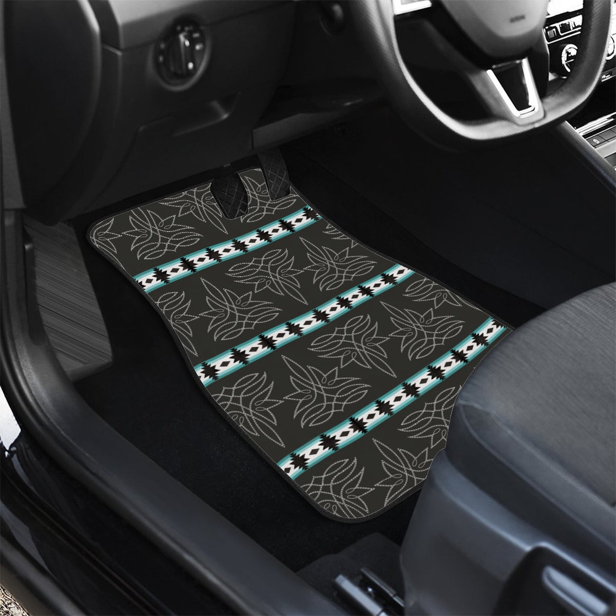 Aztec Stitch Floor Mats