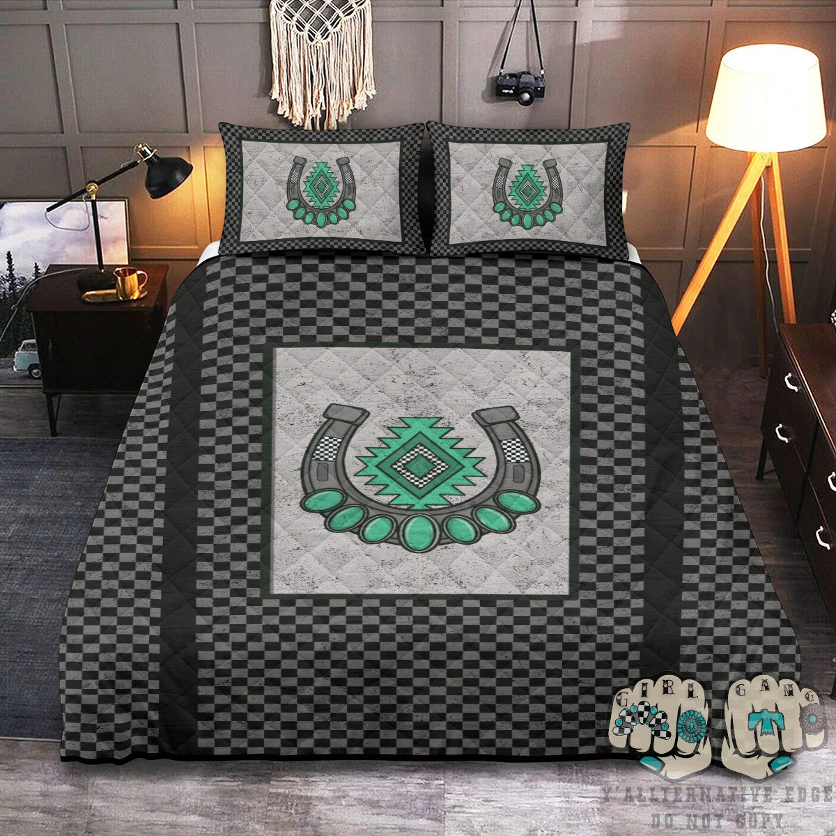 Saddle Blanket Quilt Set- YE Exclusive