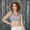 Neon Lights Sports Bra