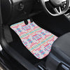 Retro Neon Aztec Floor Mats