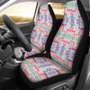 Retro Neon Aztec Seat Covers