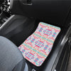 Retro Neon Aztec Floor Mats