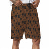 Brown Boots Swim Trunks