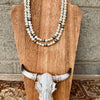 Freshwater Pearl & Navajo Finished Pearl Statement Necklace-18”