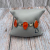 Orange Spiny Link Bracelet- Melissa Yazzie
