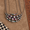 18" XL Cotton Candy Statement Pearl Bar Necklace