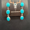 Sleeping Beauty Turquoise Drop Earrings