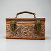 Horse Gal Tooled Jewelry Box
