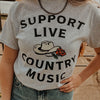 Support Live Country Graphic Tee