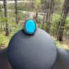 XL Sky Blue Statement Ring-10.5